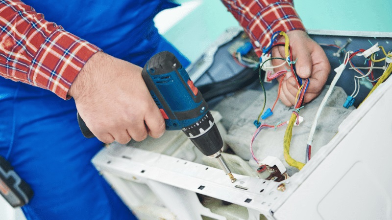 Yenimahalle Carrier Carrier çamaşır makinesi kart tamiri – Su almama arızası orijinal parça ile giderildi. - Teknik servis örneği